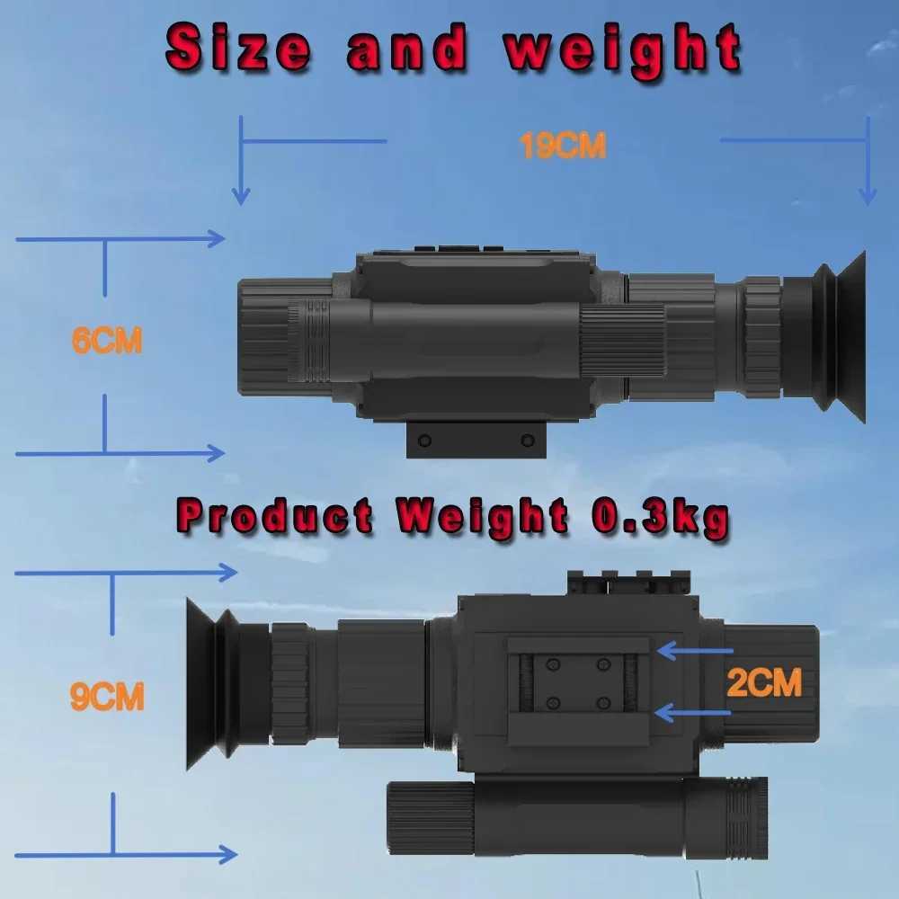 Megaorei NK008 940NM Laser IR Monocular Cross-Border Monocular Infrared Night Vision Telescope with Low Light Level Battrery Z250219