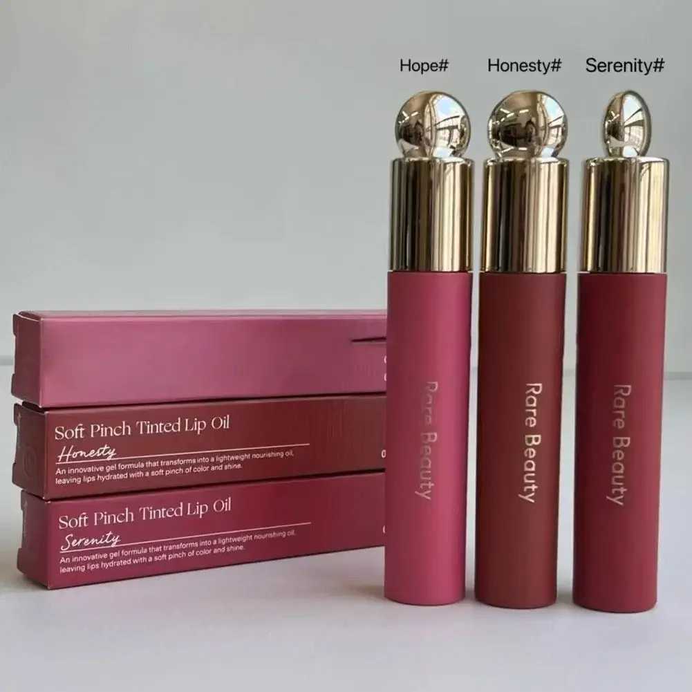 3ml For Rare Beauty Soft Pinch Tinted Lip Oil Liquid Lipstick gloss Honesty Serenity Highlighte Moisturizing Lip Glaze BW250219