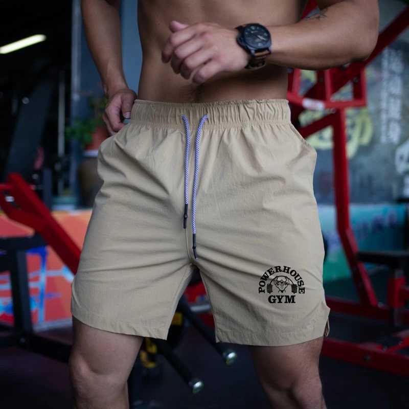 Men's Shorts New 2024 Men Fashion Polyester Shorts Hot Summer Style Shorts Mens Pure Color Shorts Beach Shorts GYM Mens Trousers z250219