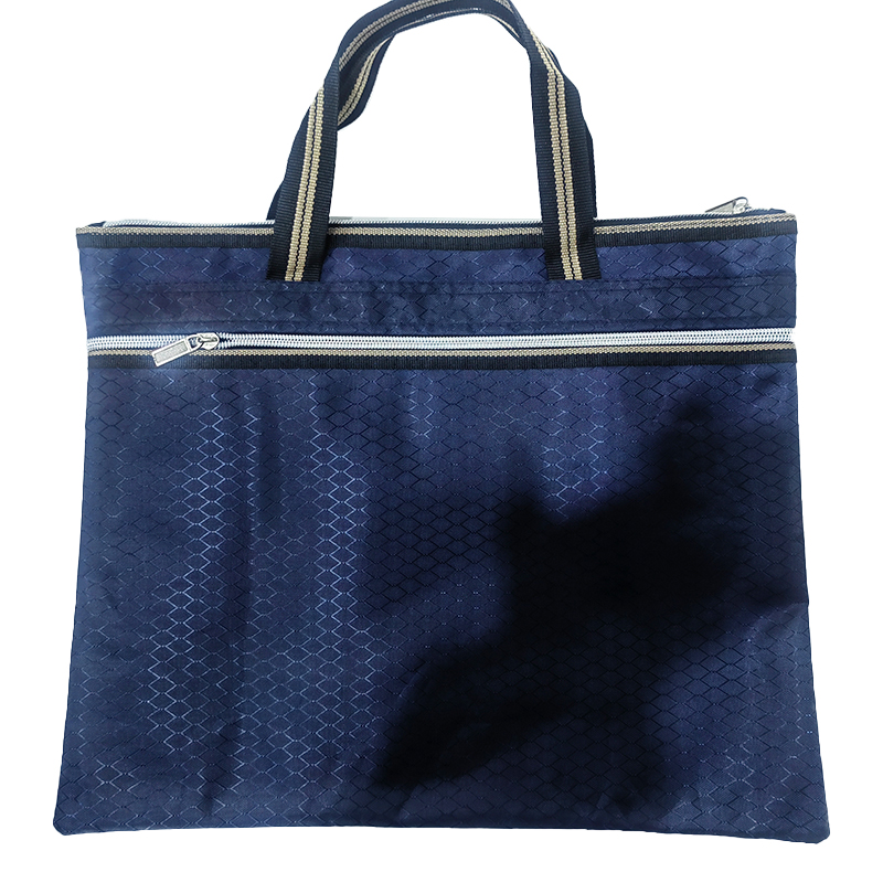 Spot Handheld File Bag, Conference Data Bag, Tutorial File Bag, Zipper Oxford Cloth Archive briefcase