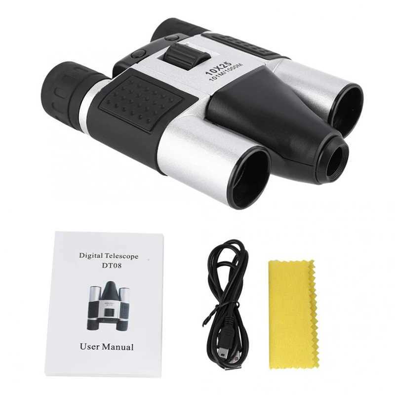 High definition digital camera long-distance binocular telescope photo capture video recording binocular TF card reader computer camera Z250219