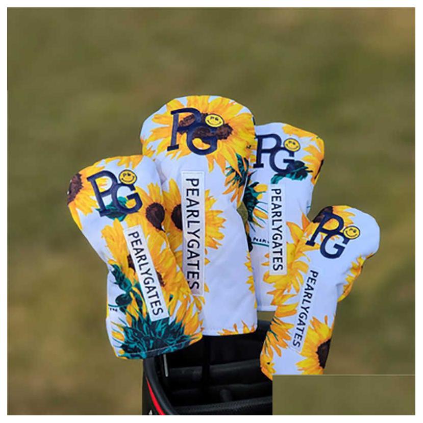 Other Golf Products Wood Iron Headcovers Set Pearly Gates Covers For Driver Fairway Hybrid Woods Irons Club Protector