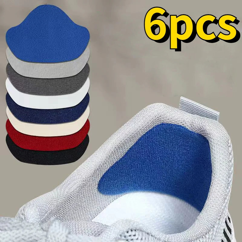 6pcs Sports Shoes Repair Stickers Suede Heel Protector AntiWear Holes Selfadhesive Patches Insoles Pad Foot Care Insert 250219
