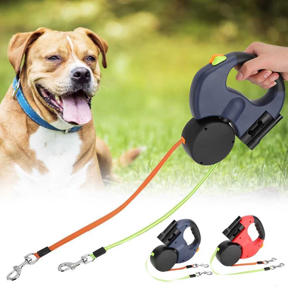 LED Traction Rope Pet Walking Automatic Extendable Flexible Dog Cat Traction Rope Headed Hand Holding with LED LightXJ250218