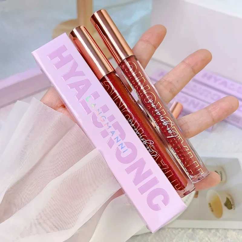 Waterproof Mirror l Lip Gloss Long Lasting Moisturizing Liquid Lipstick Shine Glitter Diamond Lip Glaze Lips Makeup CosmeticW250219