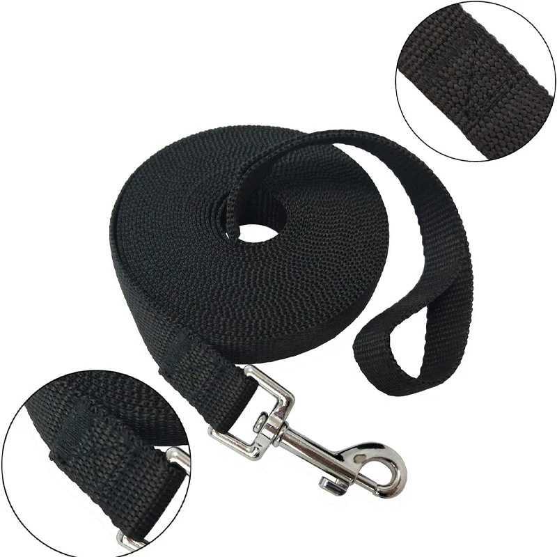 Nylon Durable and strong traction rope Pet Solid Color Long Lanyard Traction Rope for Small Large Dogs 5M 10M 20M 30M Lead ItemXJ250218