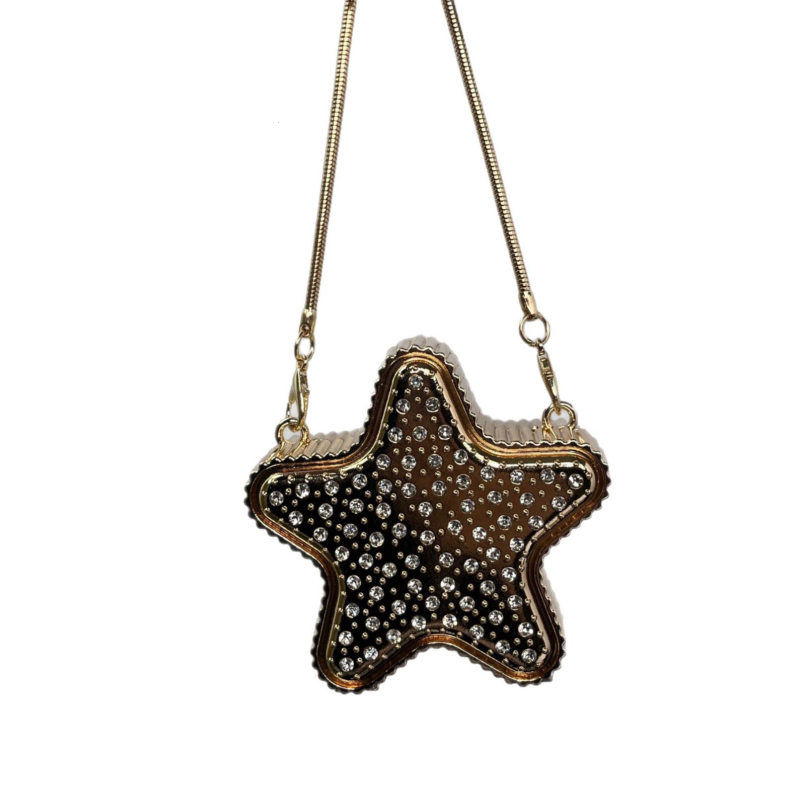 Personalized Mini Women 2025 New Fashion Banquet Star Water Diamond Western Style Single Shoulder Crossbody Bag #swissmilitary