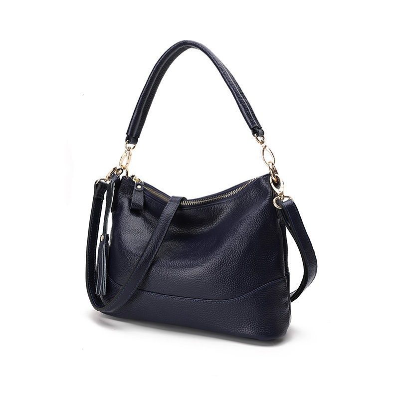 2025 New Fashionable Single Women's Bag with Head Layer Casual Simple and Versatile Soft Leather Cross Shoulder Handbag #swissmilitary