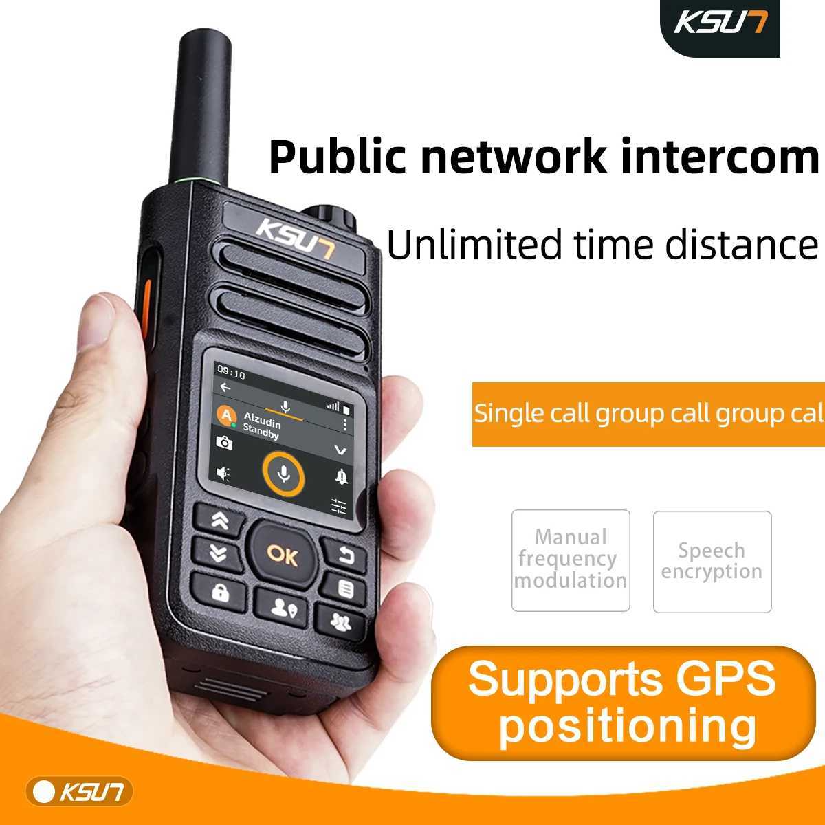 New Walkie Talkie Compatible Zello APP 4g Sim Card WiFi Network Cell Phone Radio Long Range Professional Walkie Talkie KSW-ZL18XJ250219