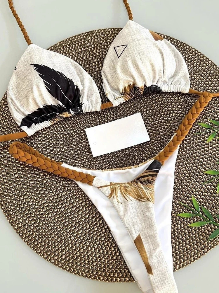 RUOTONGSEPT Swimwear Women Leopard Print Brazilian Bikini Set Sexy Thong Swimsuit Two Pieces Bathing Suit 2023 Beach Wear 250219