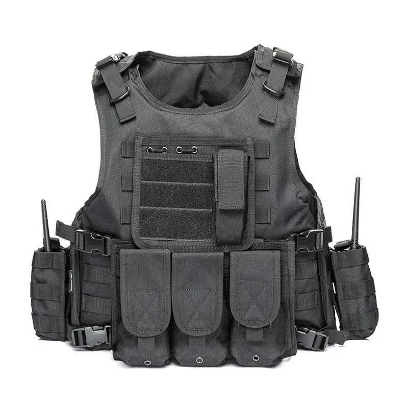 Tactical Airsoft Vest Upgrade Adjustable Modular Paintball Vest Outdoor Fit AdultXJ250219
