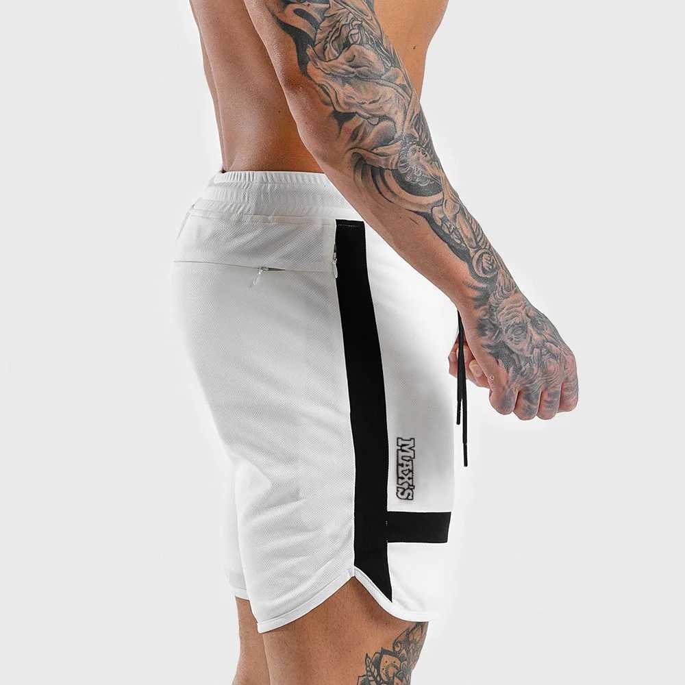 Summer Running Shorts Men Fitness Gym Joggers Workout Breathable Mesh Men Short Pants Quick Dry Training Sport Gym Shorts Men W250219