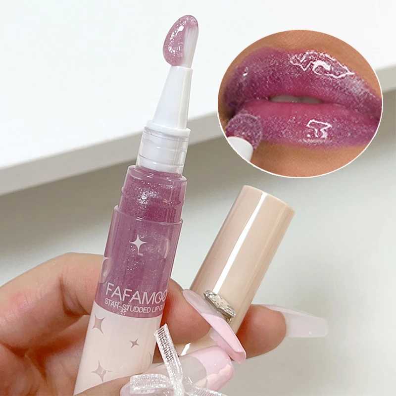 Waterproof diamond glitter rotary pen lip gloss lasting mirror moisturizing shimmer liquid lipstick Korean cosmeticsW250219