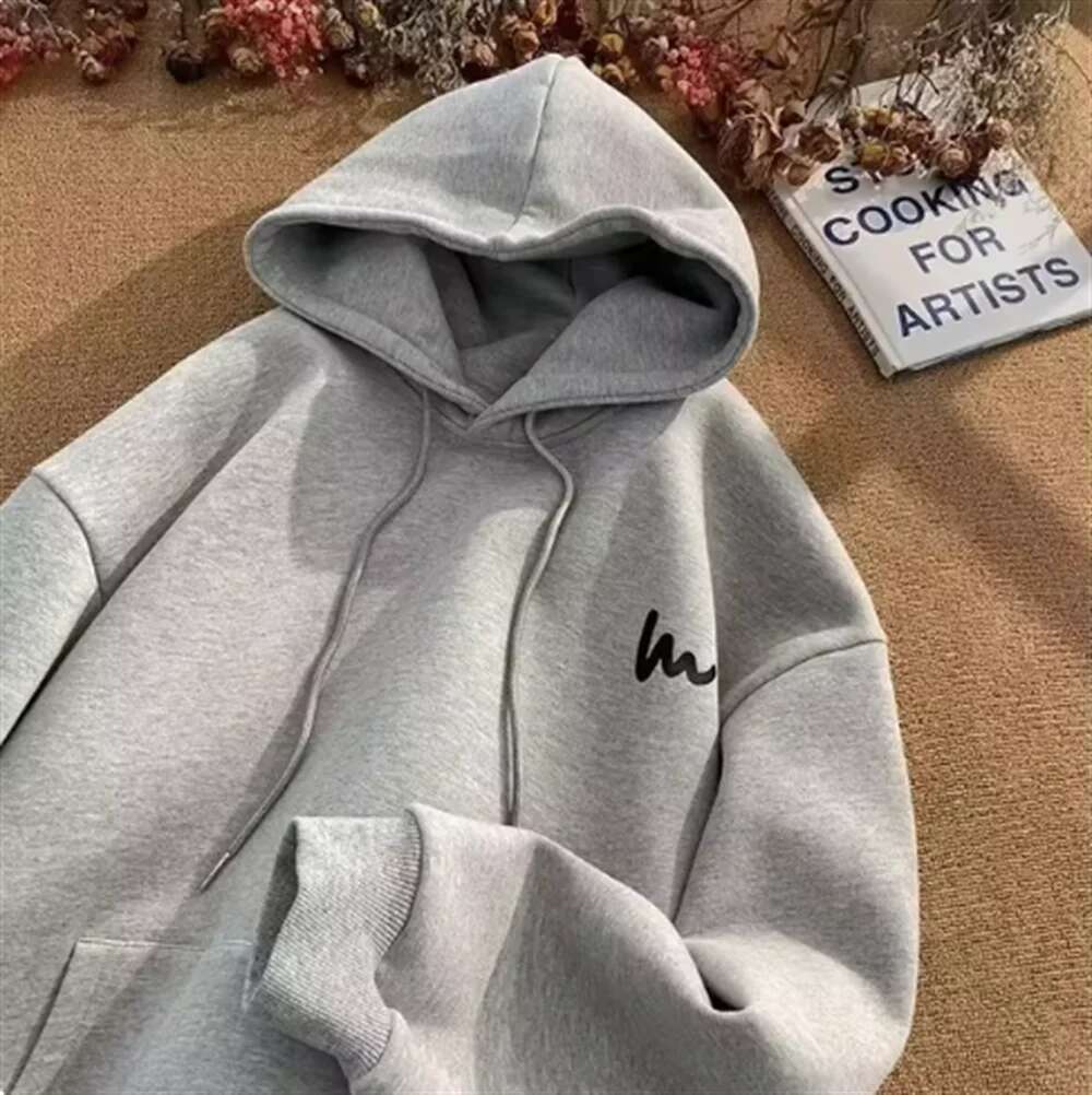 American Style Hooded Sweatshirt Trendy Oversize Loose-Fit Top For Women Leisure Simple Tracksuit Sporty Comfortable Sportwear