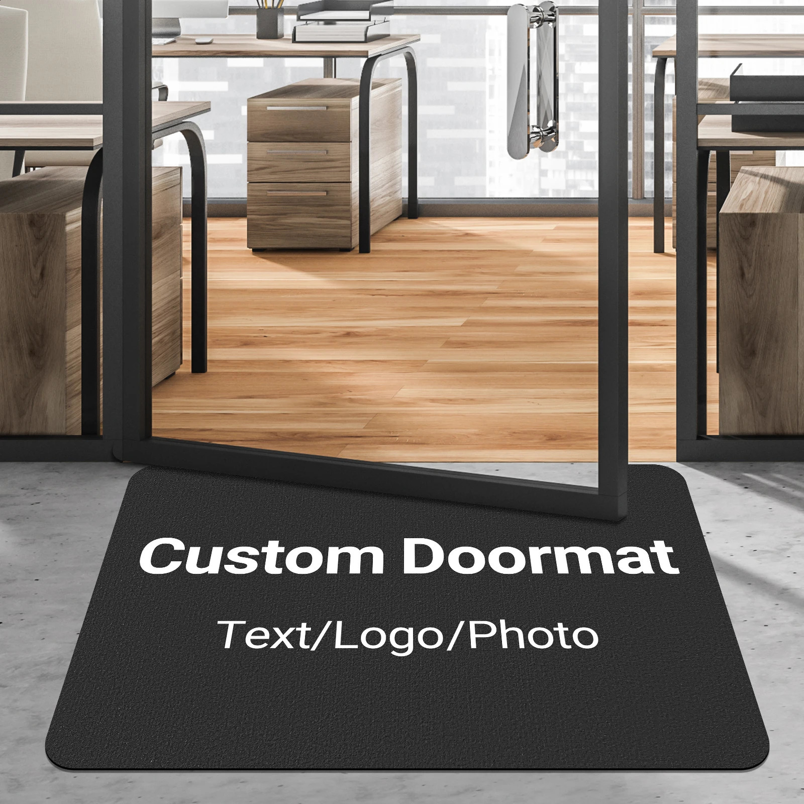 Custom Your n Floor Personalized DoorMats Outdoor Customized Printed Office Entrance Rug Business Carpet Footpad 250219