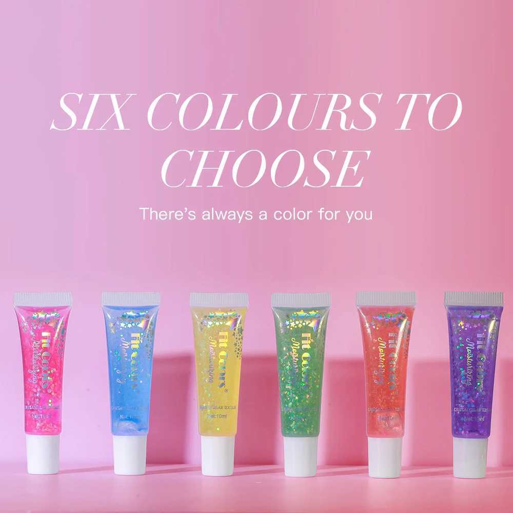 Fit Colors 6 color l Glitter Warm Change soft smooth silky jelly Lip Oil Moisturizing Mirror Lip Gloss Christmas Lip MakeupW250219
