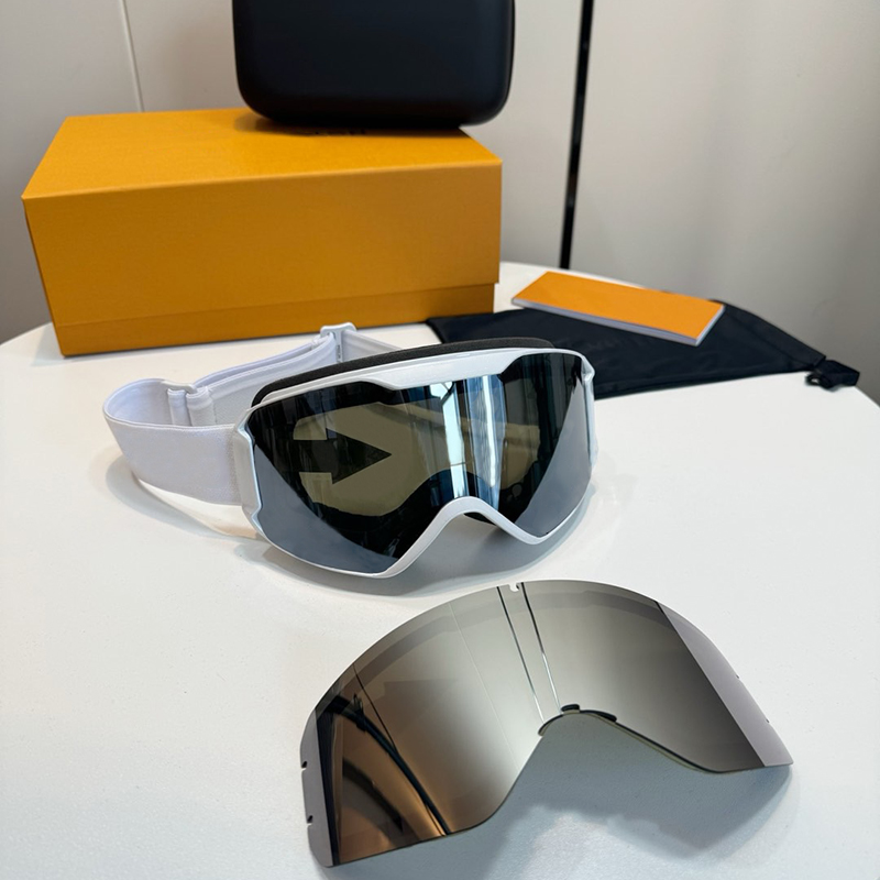 2025 With Box Designer Ski Goggles Skis Sunglasses Men Women Professional to 1 Top Quality Glasses Double-layer Fog-proof Winter Outdoor Snow Skiing S