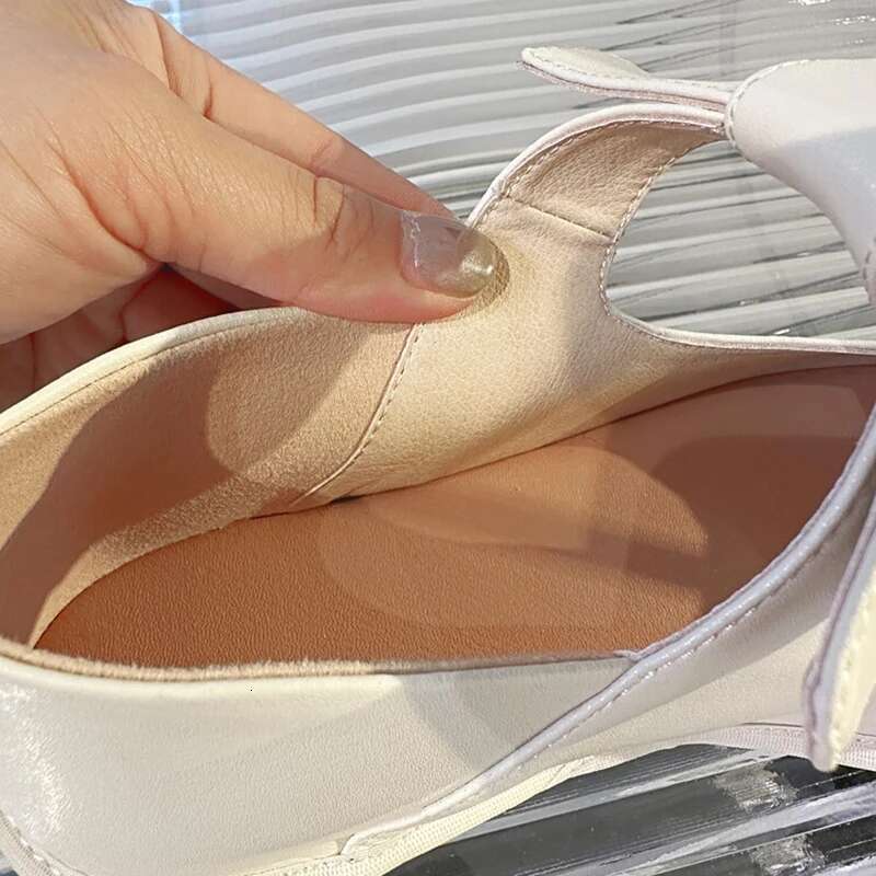 Genuine leather square toe women mary janes bowknot flats