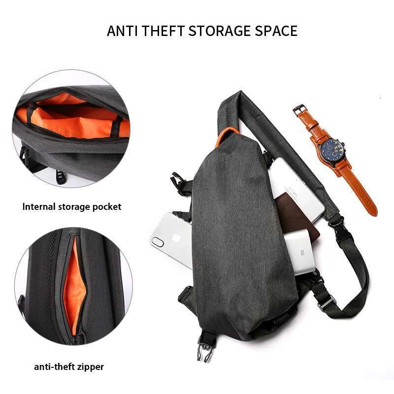 Multifunction Sg Bag Chest Bags for Men Fashion Casual Anti Theft Male Single Shoulder Durable Mini Travel Pouch