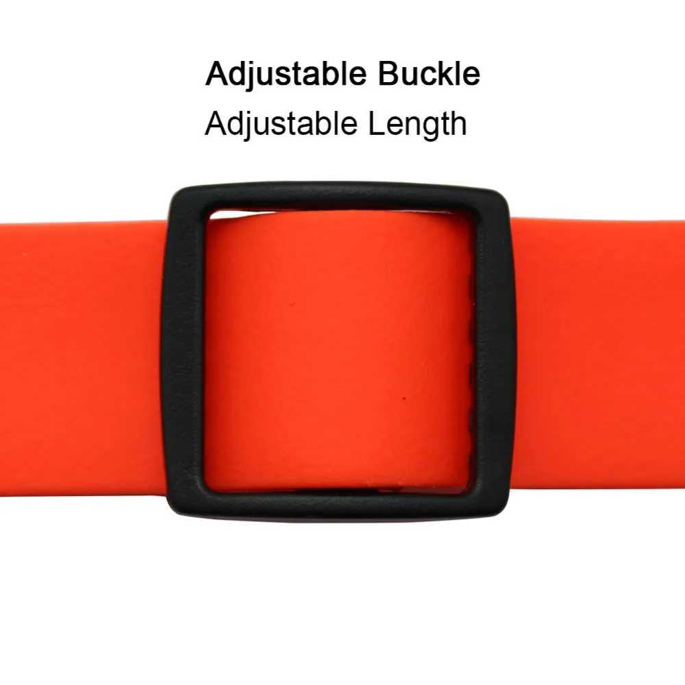 No Pull Dog Collar PVC Waterproof P-Chain Training Collars 8 Colors Dirty Resistant Easy Clean for Puppy Small Medium Large Dogs W250219