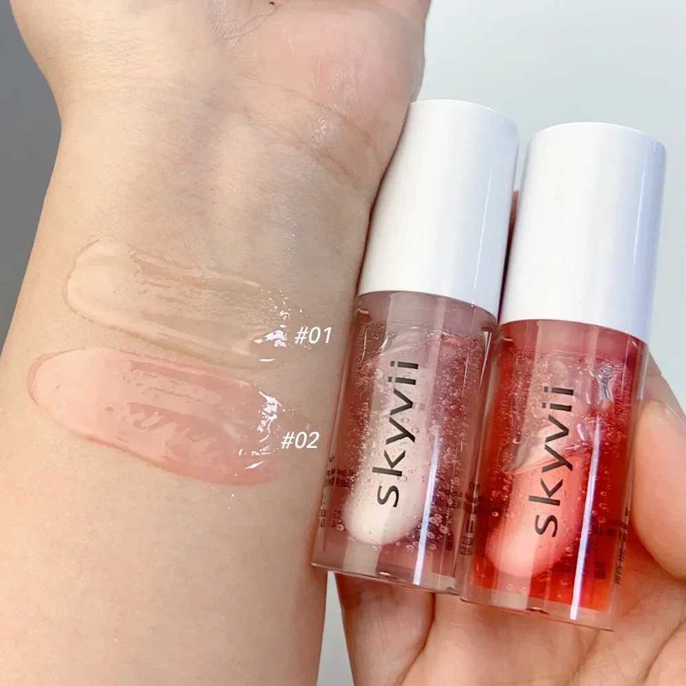 Strawberry Jelly Lip Oil Glossy Tint Glaze Lipstick Moisturize Liquid Fruit Jam Lip Beauty Treatment Transparent Hydrating BalmW250219