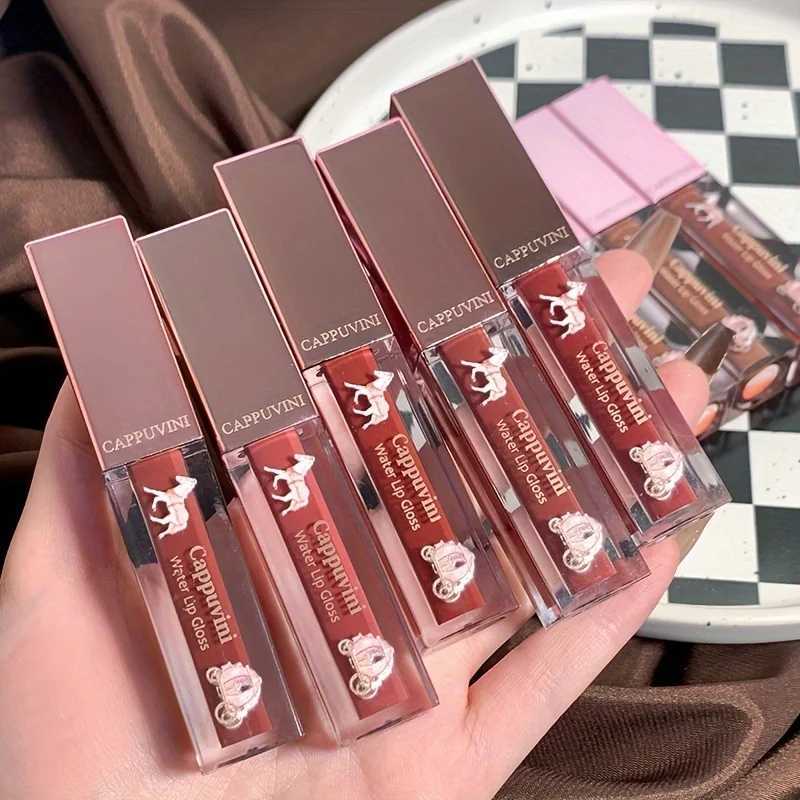 Glossy Mirror Velvet Soft Anime Lip Glaze Long lasting Mouth Red Lip Glaze Moisturizing Easy Coloring Liquid Lip ColorW250219
