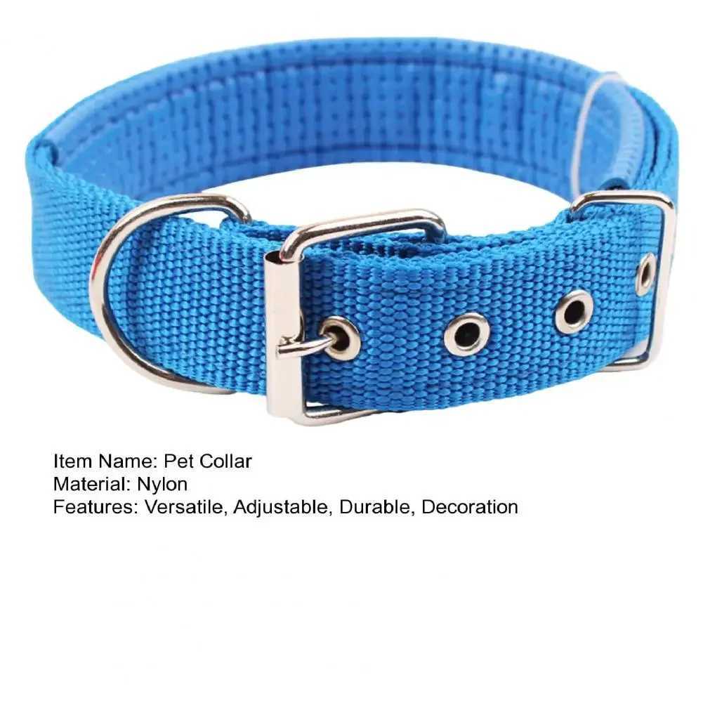 Adjustable Dog Collars Nylon Dog Neck Circle Durable Sturdy Puppy Neck Strap for Small Medium Large Dog Pet Supplies W250219