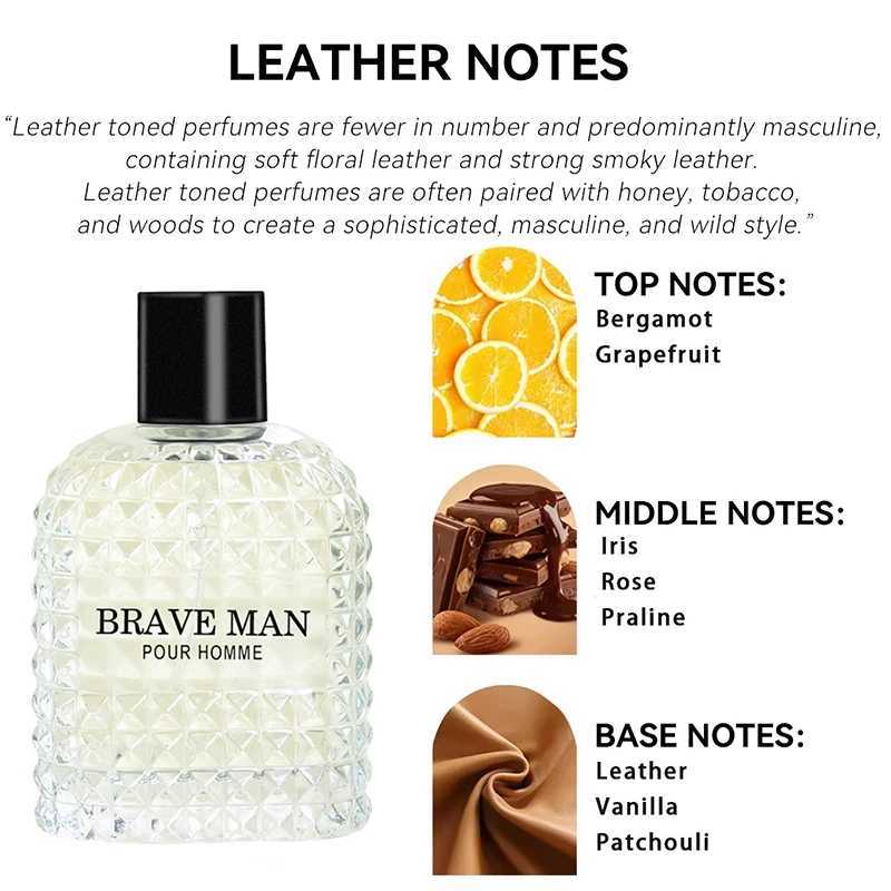 100ML Brave Man Wolf Smoke Perfume Charming Cologne Long-Lasting Fragrance Tender Woody Scent Floral Oriental Note Eau De Parfum M250219