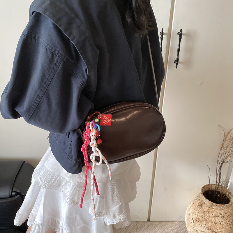 Spring new popular bucket 2025 simple versatile shoulder fashionable and fresh crossbody women's bag #swissmilitary