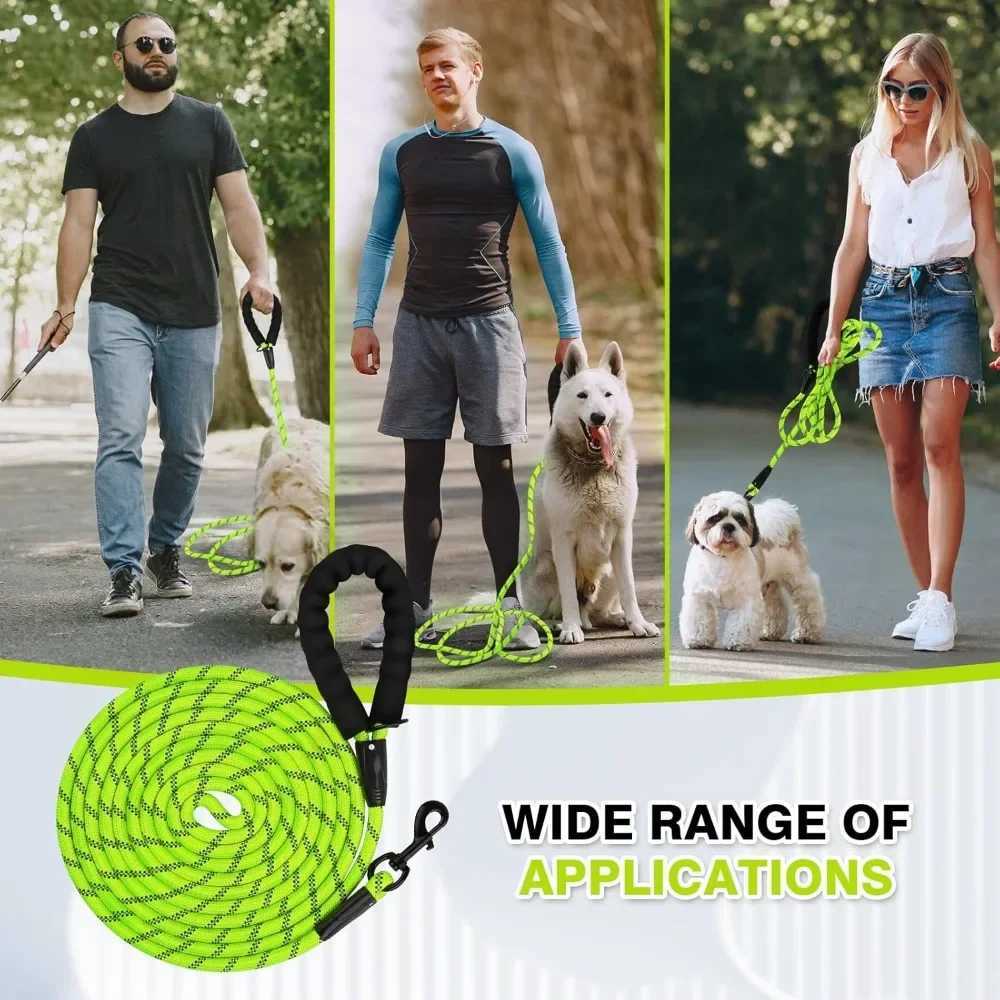 4.5M Strong Dog Leash Pet Leashes Reflective Leash For Big Small Medium Dog Leash Drag Pull Tow Golden RetrieverXJ250218