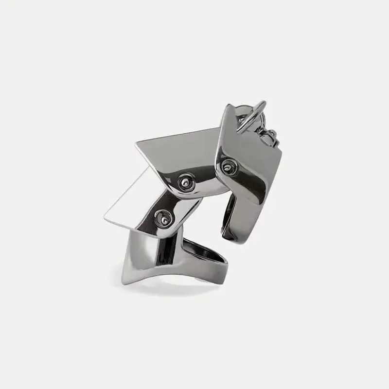 Anime Oosaki Nana Cosplay Metal Ring Armor Ring Rock Punk Style Movable Joint Rings Unisex Fashion Jewelry Prop AccessoriesXJ250219