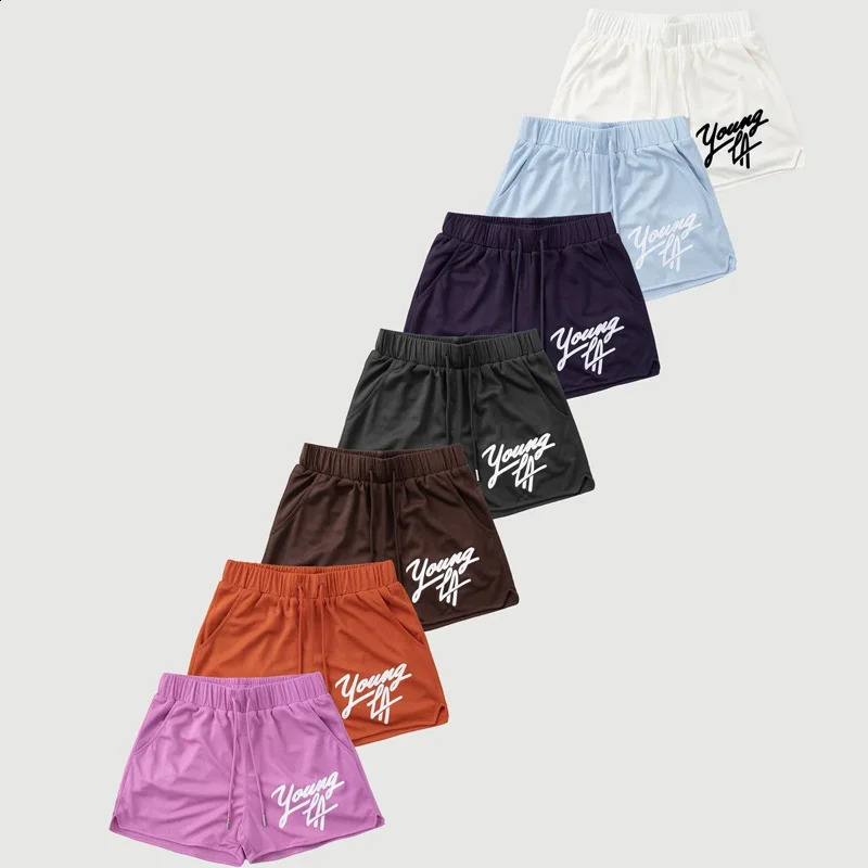 Gym Sports Fitness Mens Shorts American Style YA Clothing s Jogger Outdoor Running Basketball Training Beach Pants 250218