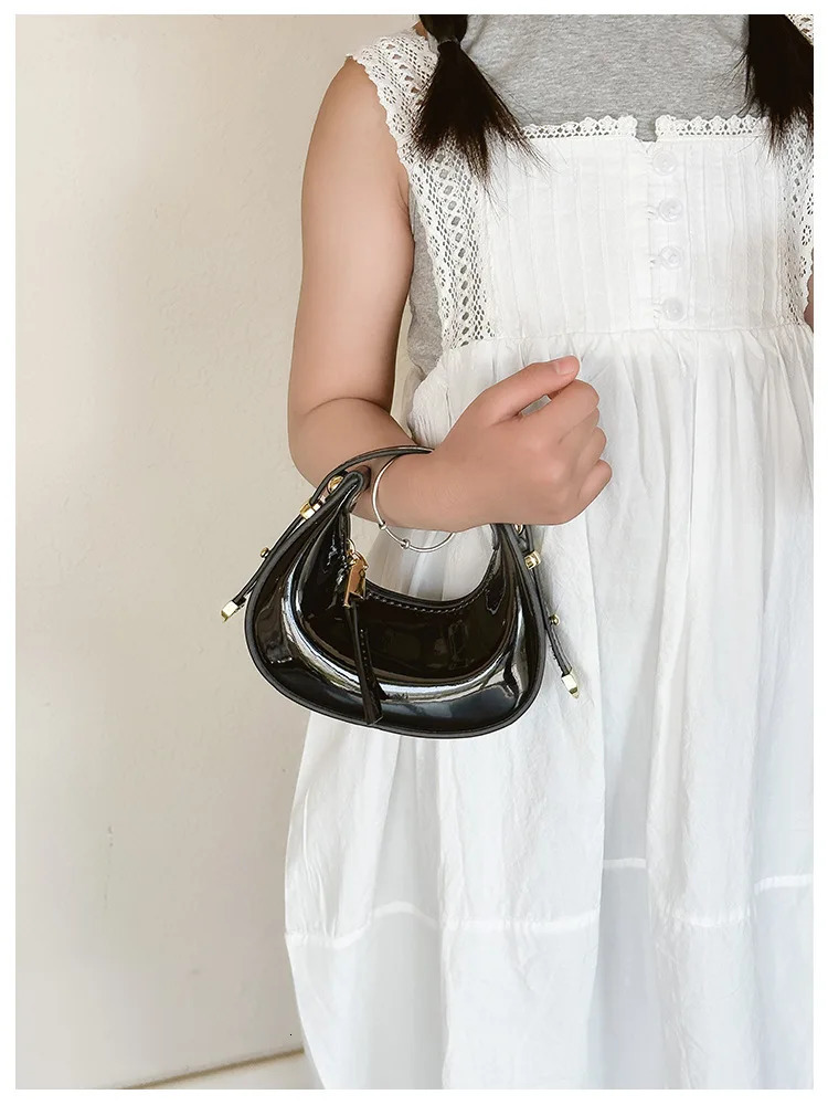 Laser Glossy Patent Leather Crossbody Bag for women Tote Bag Mother Kids Bags for Girl Purses and Handbags 250219