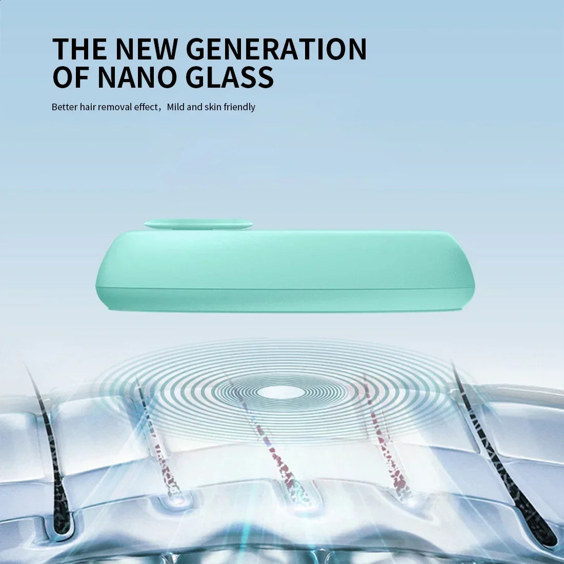 Crystal Epilator Painless Hair Removal Reusable Magic Tool Eraser for Back Arms Leg 250217