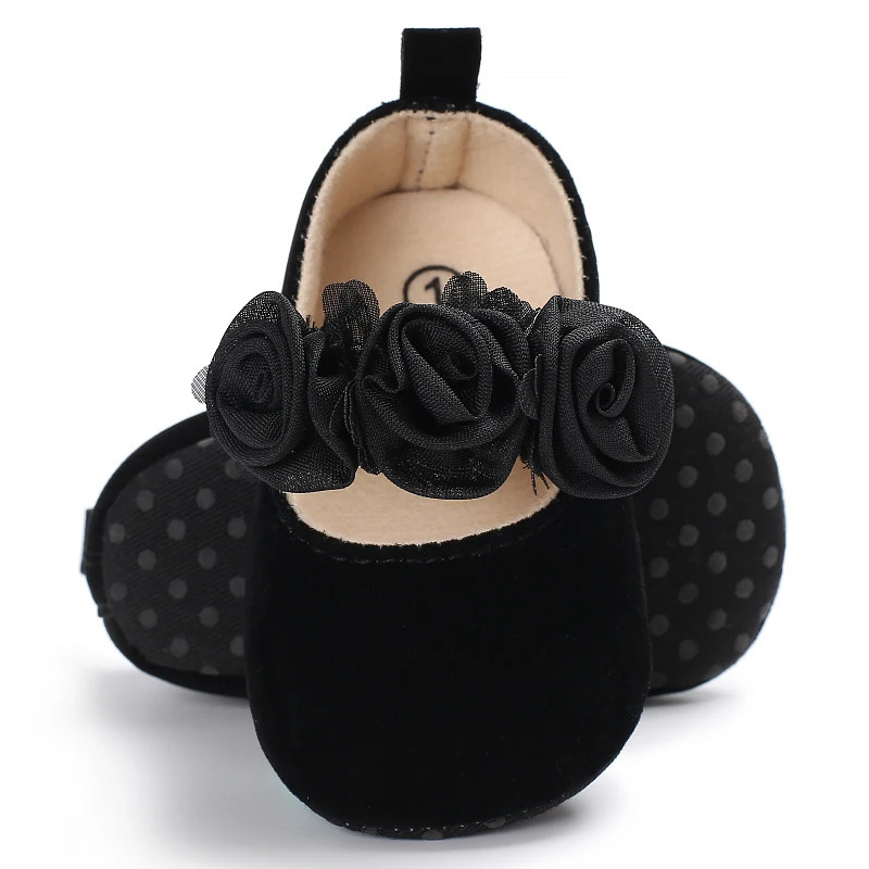 Fashionable Spring And Autumn Baby Girl Princess Shoes Casual Fabric Sole Butterfly Bow Soft Soled Toddler Walking Shoes 250219