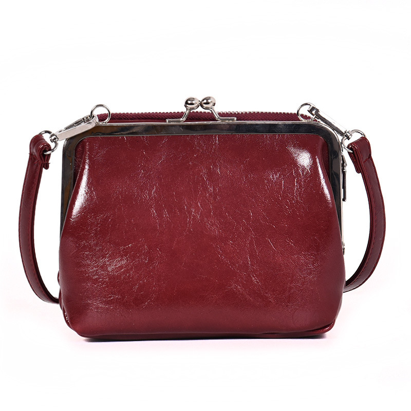 Women's 2025 winter new double-layer clip on Korean version single shoulder crossbody women's bag #swissmilitary