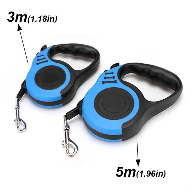 3M/5M Retractable Dog Leash Automatic Retractable Durable Nylon Lead Puppy Outdoor Travel Walking Traction Rope Pet SuppliesXJ250218