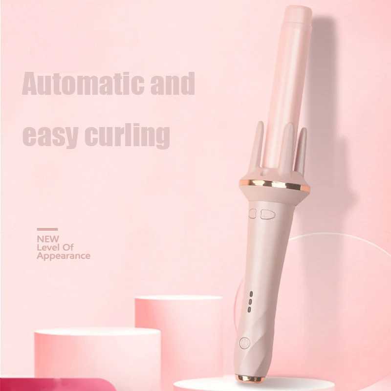 New Arrival Curler Negative Ion Lazy Person Large Curling Wave Perm Household Small Type Electric Ceramic Spin Curling Iron Z250219