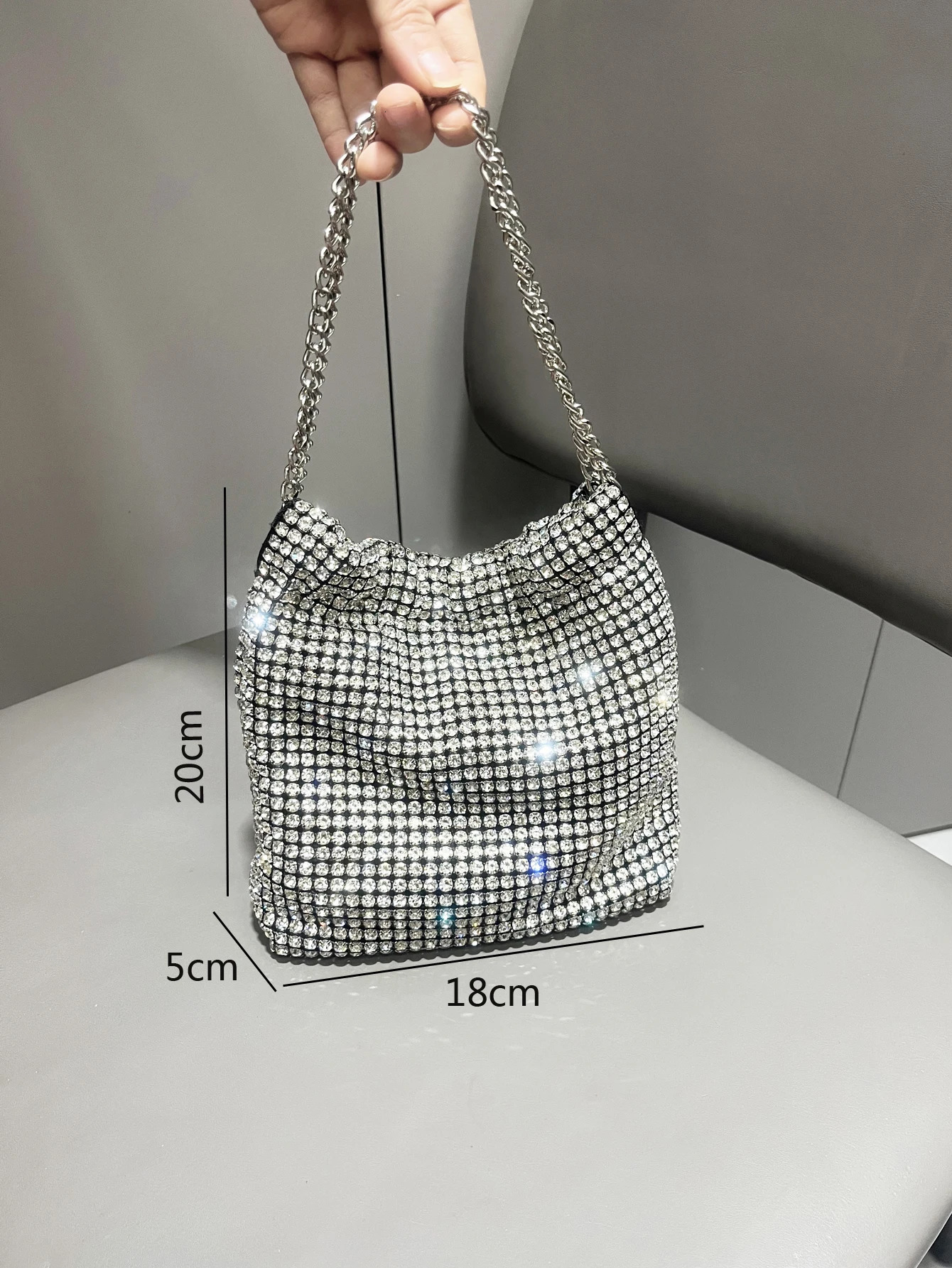 y ner shoulder bag handmade Shining Rhinestones Evening clutch Bag Purse Crystal Purses and handbag Hobo Bags 250218