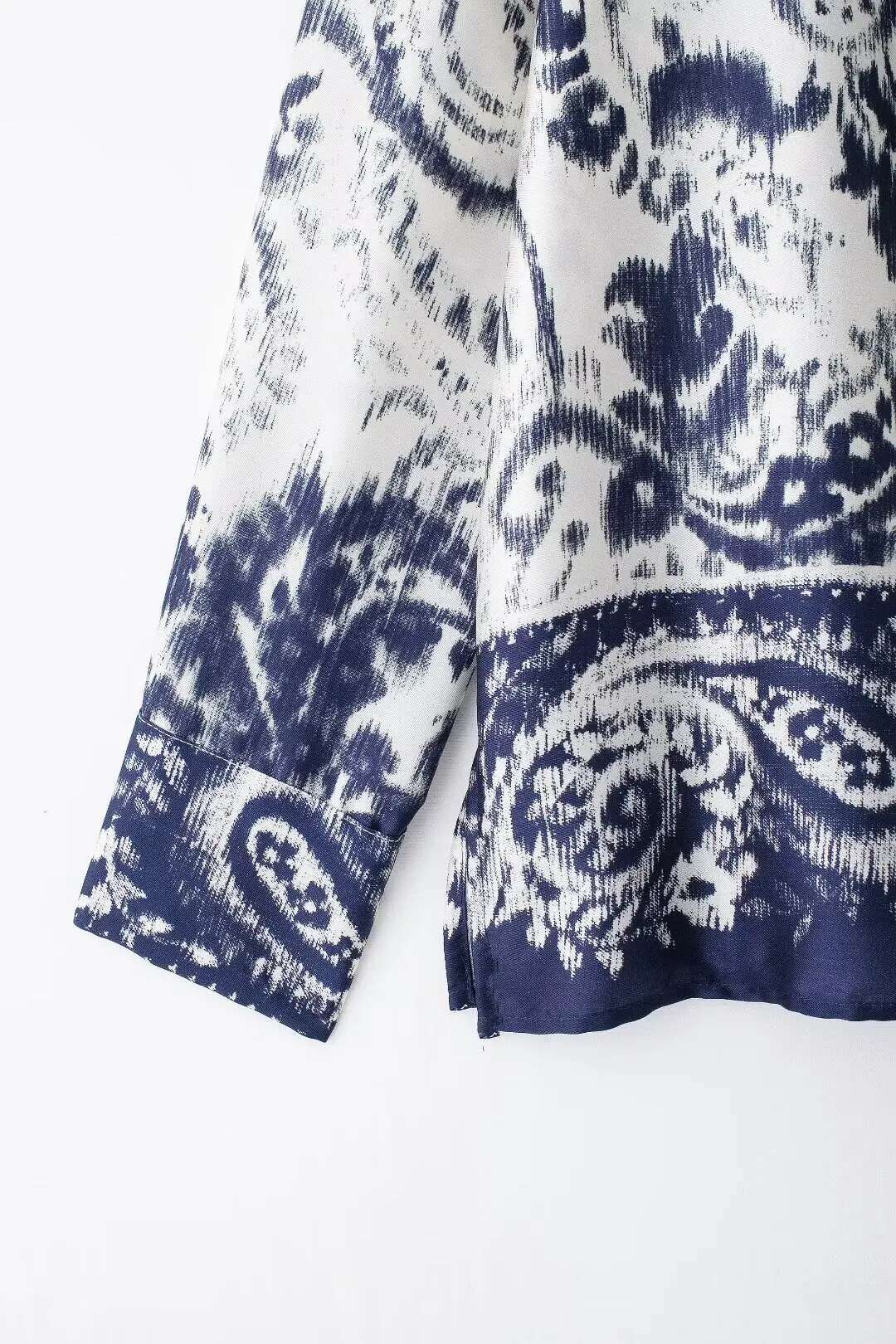 Women's Shirt Print Button Up For Summer Boho Casual Women Long Sleeve Shirts And Blouses Female