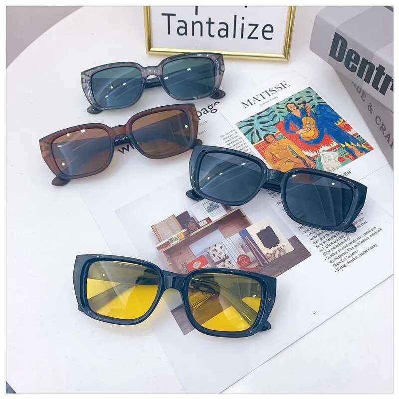 Classic Polarized Men Women Small Square Sun Glasses Anti-Glare Goggle Travel Fishing Cycg Sunglasses Uv400