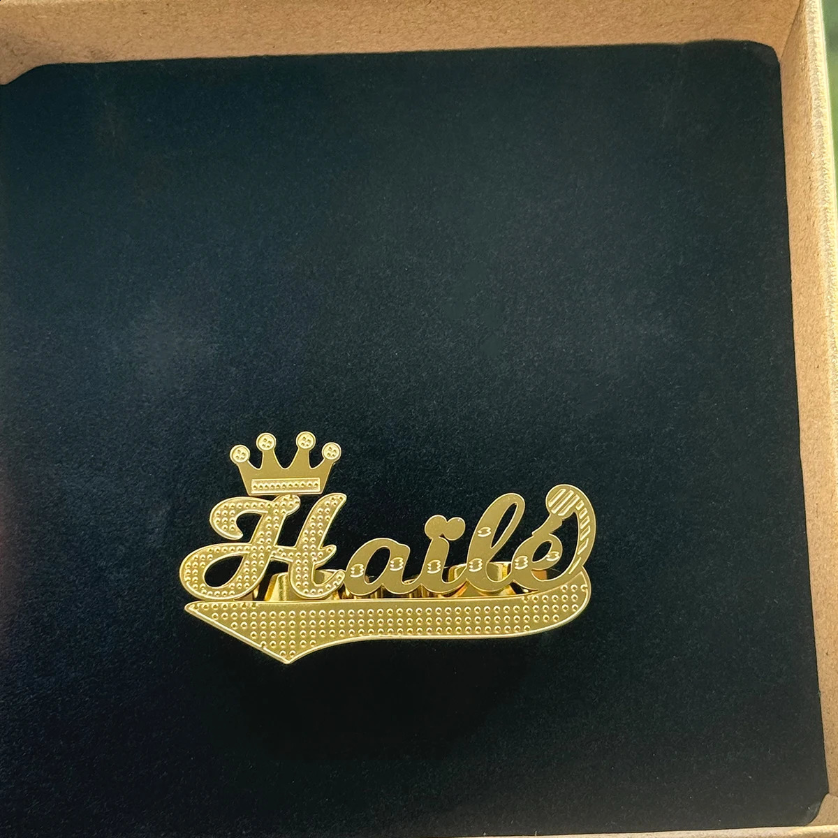 Custom Name Ring Personalized Single Layer 3D Nameplate Gold Plated Double Finger Ring For Women Party Anniversary Gift Jewelry 250214