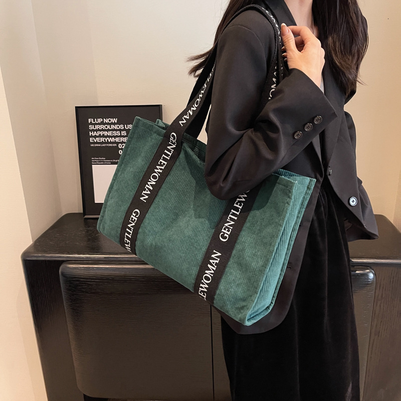 Gentle Woman Striped Suede Tote 2025 New Large Capacity Texture Casual Mommy Shoulder Bag #swissmilitary