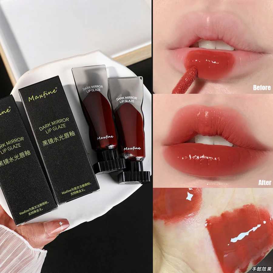 Lip Gloss Durable Waterproof Non-fading Transparent Glass Mirror Lip Gloss Cosmetics Liquid LipstickW250219