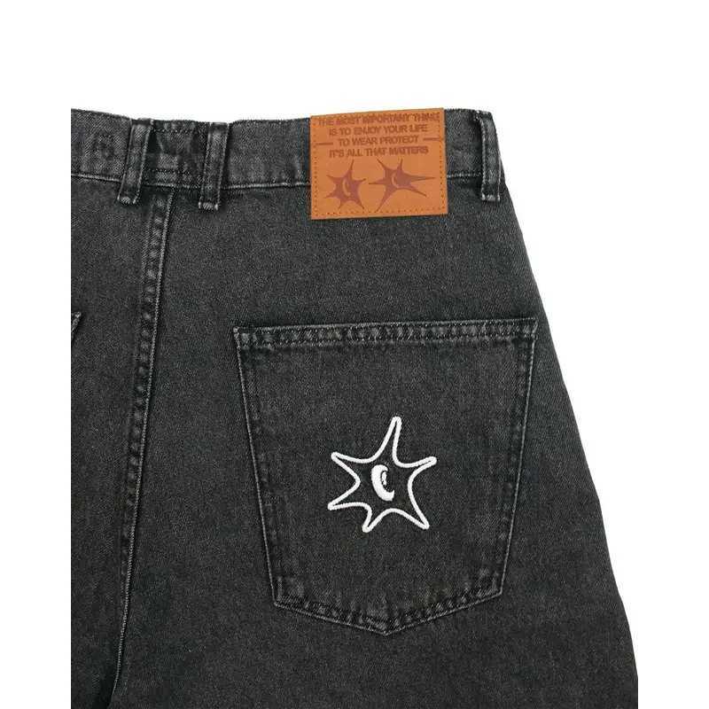 Men's Shorts Y2k Shorts Hip Hop Denim Gym Shorts Mens Womens 2023 Summer New Harajuku Fashion Casual Punk Rock Gothic Men Basketball Shorts z2502