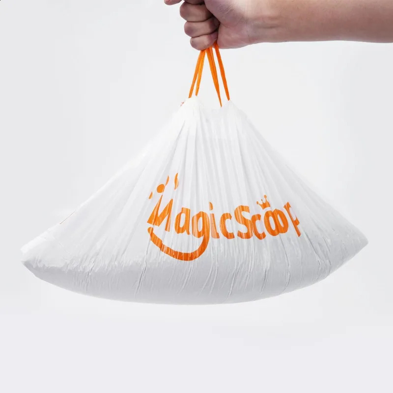 4 rollers Waste Bags for MagicScoop Self-Cleaning Cat Litter Box - Automatic Litter Box Liner BagsReplacement Liners Trash Bags 250219