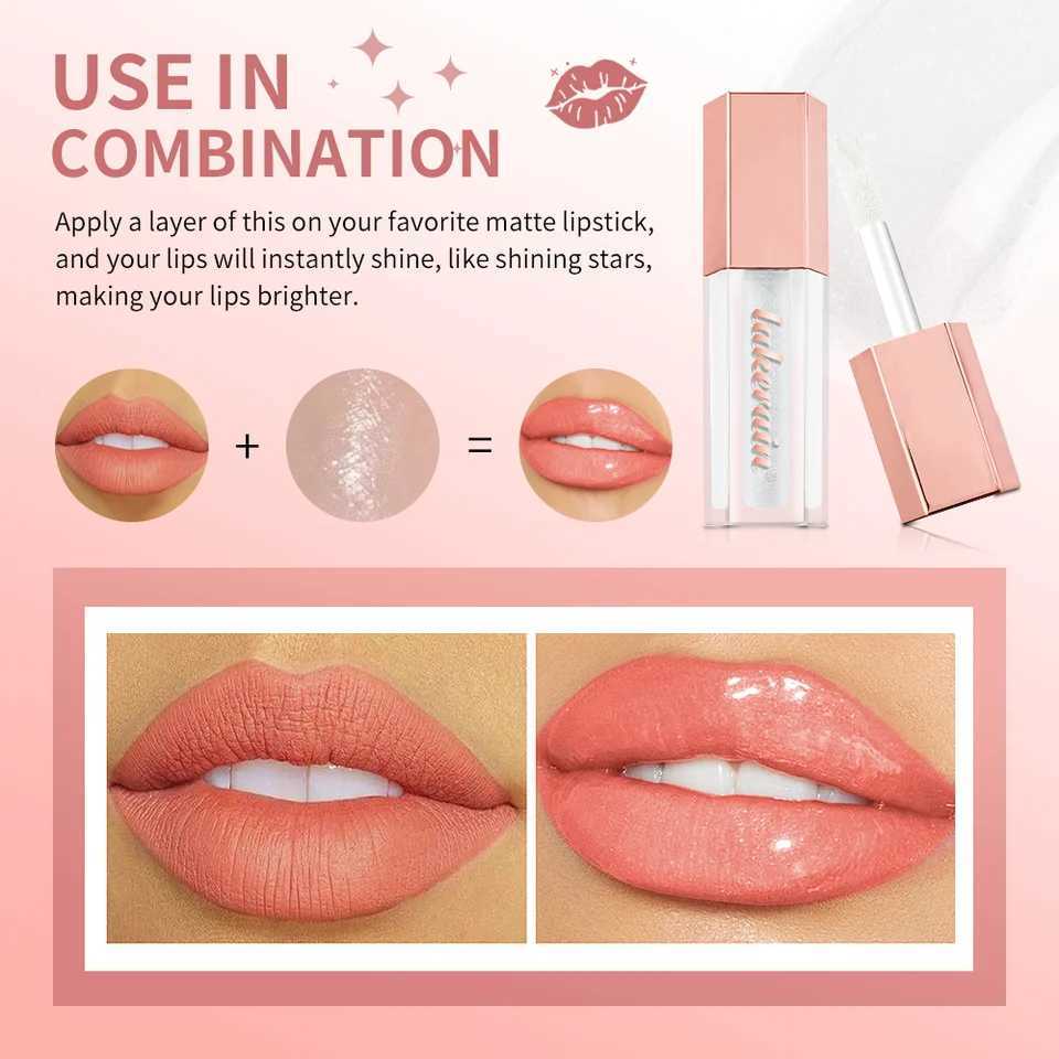Diamonds Glitter Gloss Universal Lip Luminizer 8 Colors Lip Gloss Non-sticky Moisturizing Plumper Long Lasting Glitter LiquidW250219
