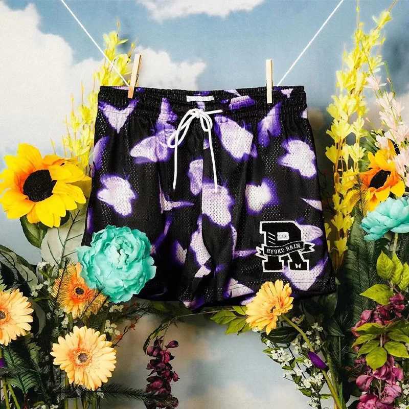 Men's Shorts Summer Ryoko Butterfly Basketball Shorts Mens and Womens Sports Fitness Quick drying Season Outdoor Running Beach Shorts z250219