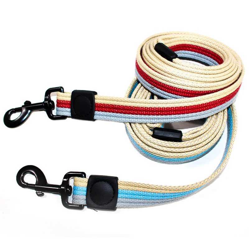 Pet Canvas Towing Leashes Extended and Thickened Traction Rope for Walking Training Lead for Pet Puppy Small Medium Big DogsXJ250218