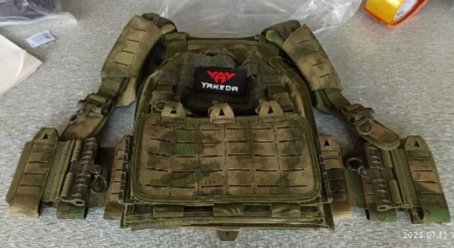 YAKEDA Camo Vest Outdoor Hunting Plate Carrier Protective Adjustable Vest Airsoft Carrier Combat EquipmetXJ250219